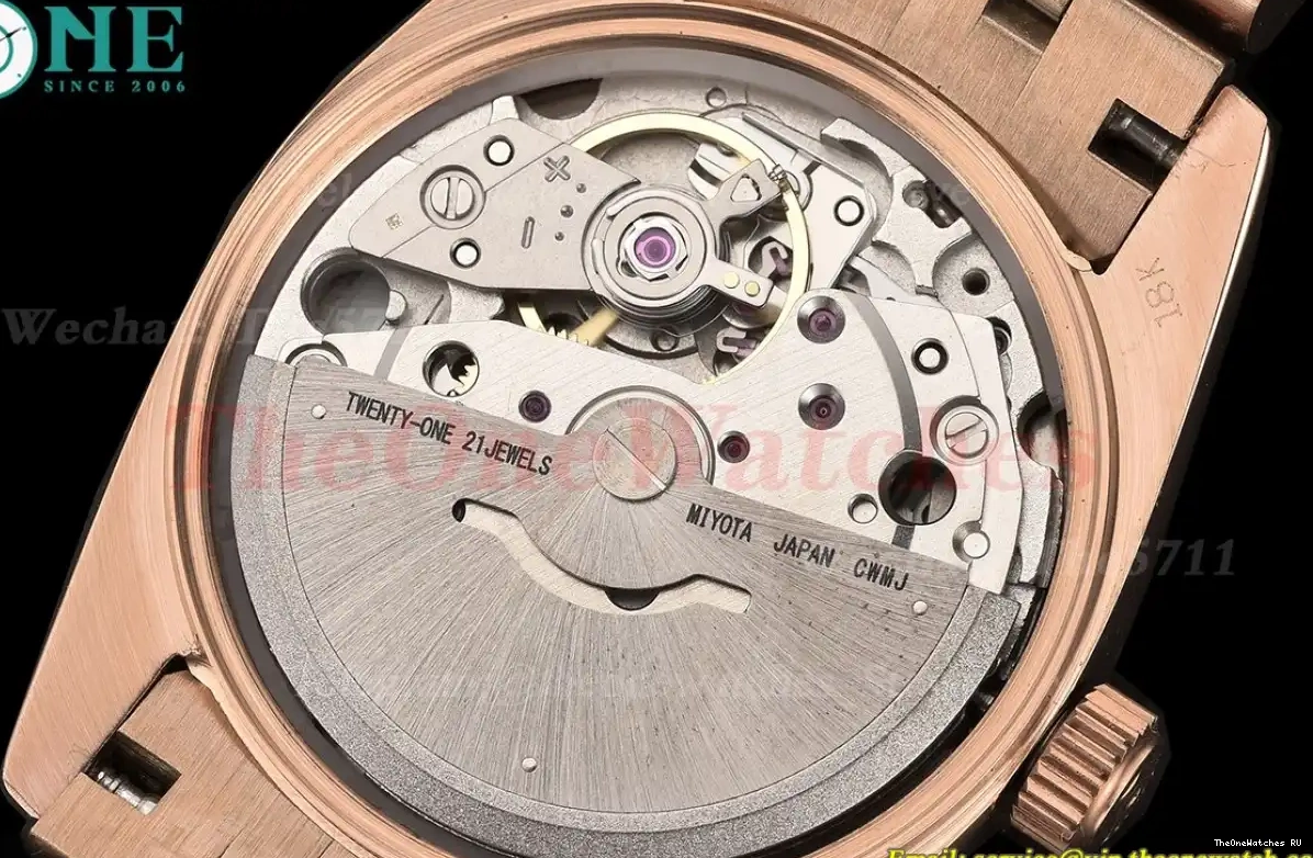 MY8215 31mm RG Datejust Dia RG GDF Brown 0405
